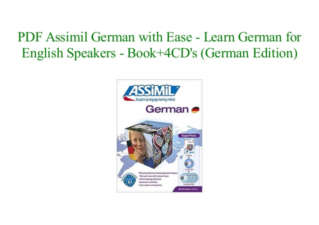 Assimil German With Ease Pdf English